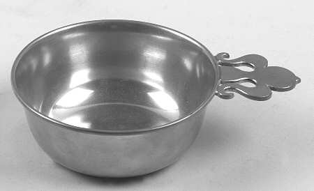 Pewter Hollowware Porringer
