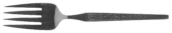 Cordova (Stainless) Large Solid Cold Meat Serving Fork