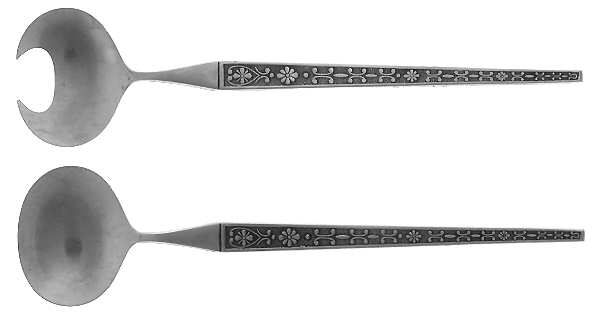 Cordova (Stainless) (2 Pc) Solid Salad Set