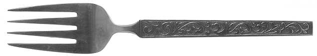 Large Solid Cold Meat Serving Fork