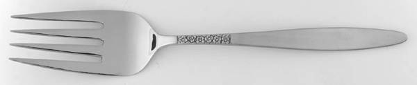 RIF7 (Stainless) Medium Solid Cold Meat Serving Fork