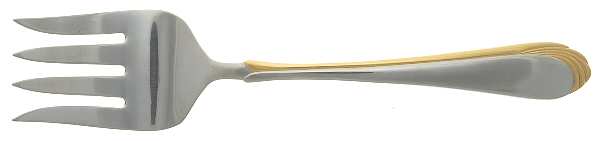 RLM2 (STAINLESS) Medium Solid Cold Meat Serving Fork