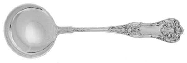 Queens (Sterling) Round Bowl Soup Spoon (Bouillon)