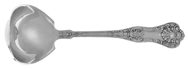 Queens (Sterling) Solid Gravy Ladle