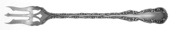 Louis XV (Sterling) Fork-Pickle/Olive-Short Handle