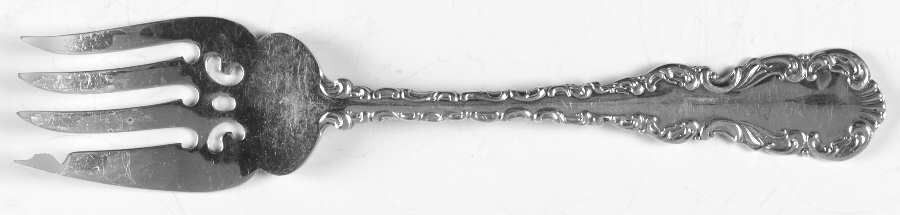 Louis XV (Sterling) Small Solid Cold Meat Serving Fork
