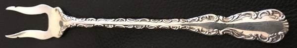 Louis XV (Sterling) Short Handle Pickle/Olive Fork