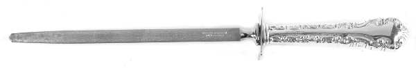 Louis XV (Sterling) Large Roast Steel Rod Knife Sharpener