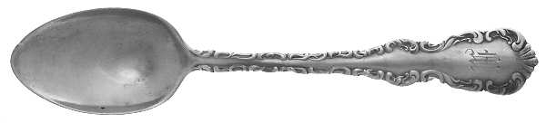 Louis XV (Sterling) Monogram Five O'Clock Teaspoon