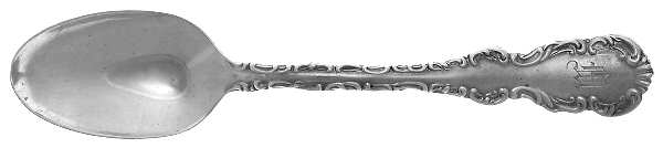 Louis XV (Sterling) Monogram Teaspoon