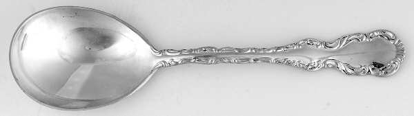 Louis XV (Sterling) Round Bowl Soup Spoon (Cream Soup)