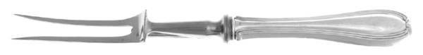 Stratford (Sterling) Small Steak Carving Fork with Stainless Prongs