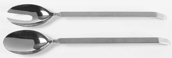 2001 (Stainless) (2 Pc) Solid Salad Set