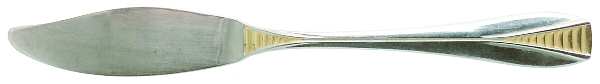Avalon-Gold Accent (Stainless) Flat Handle Master Butter Knife