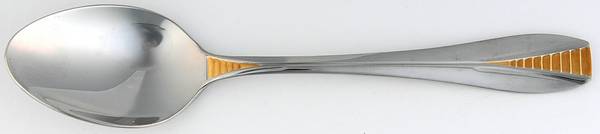 Avalon-Gold Accent (Stainless) Place/Oval Soup Spoon