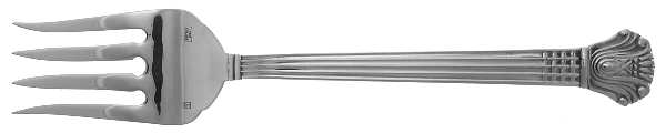 Avignon-Vendome (Stainless) Large Solid Cold Meat Serving Fork