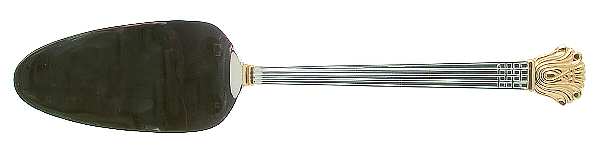 Avignon (Stainless, Gold Accent) All Stainless Pie Server