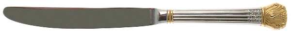Avignon (Stainless, Gold Accent) Modern Hollow Knife
