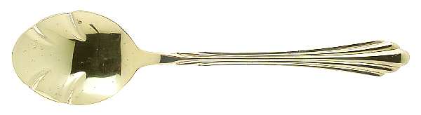 Barrington Gold (Gold Electroplate) Sugar Shell Spoon
