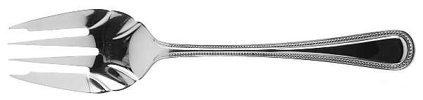 Beads (Silverplate) Solid Serving Fork