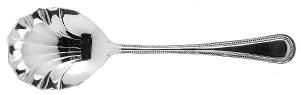 Beads (Silverplate) Solid Serving Spoon