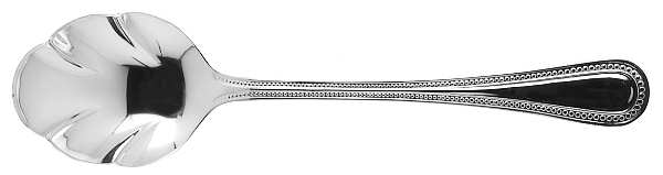 Beads (Silverplate) Sugar Shell Spoon by Retroneu