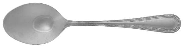 Beads (Stainless) Place/Oval Soup Spoon