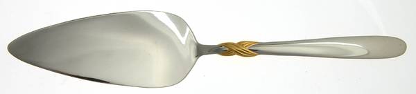 Braid-Gold Accent (Stainless) All Stainless Pie Server