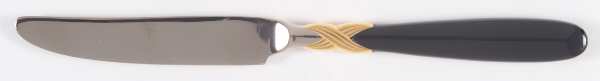 Braid-Onyx (Stainless, Onyxhdl, Gold Accent) New French Hollow Knife