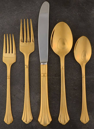 Century Gold (Electroplate) 5 Piece Place Setting