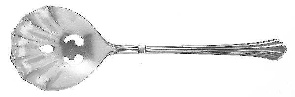 Century (Silverplate) Pierced Solid Serving Spoon