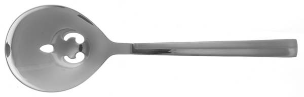 Center Stage (Stainless) Pierced Solid Serving Spoon by Retroneu