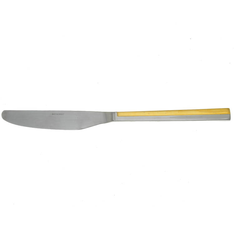 Center Stage (Stainless, Gold Accent) New French Hollow Knife