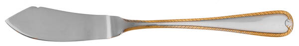 Claridge Gold (Stainless, Gold Acct) Flat Handle Master Butter Knife