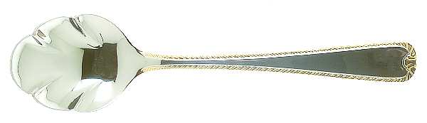 Claridge Gold (Stainless, Gold Acct) Sugar Shell Spoon