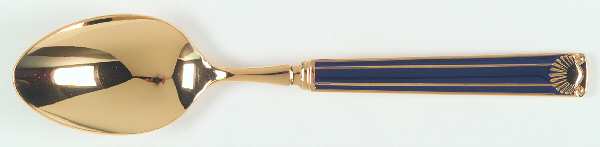 Cloisonee Shell-Blue Place/Oval Soup Spoon