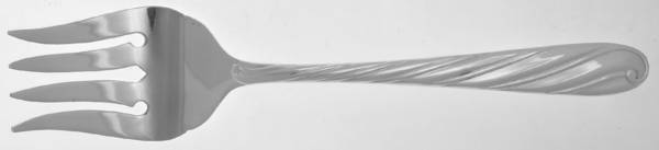 Concerto (Silverplate) Medium Solid Cold Meat Serving Fork