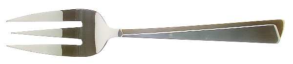 Concept (Stainless-Gold Accent) Solid Serving Fork