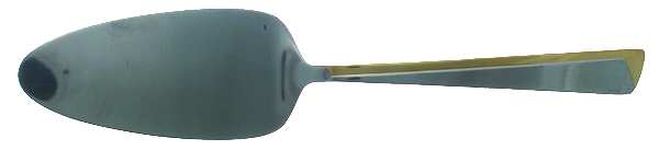 Concept (Stainless-Gold Accent) All Stainless Pie Server