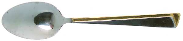 Concept (Stainless-Gold Accent) Place/Oval Soup Spoon