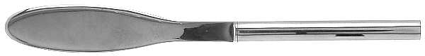 Cylinder (Stainless) Modern Hollow Butter Spreader (Stainless)