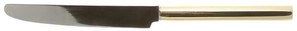 Cylinder Gold (Gold Electroplate) New French Hollow Knife