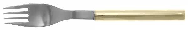 Cylinder Gold (Gold Electroplate) Individual Salad Fork