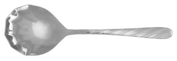 Diagonal (Stainless) Solid Serving Spoon
