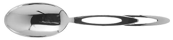 Double Loop (Stainless) Solid Serving Spoon