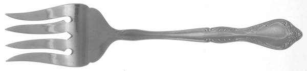 Elegance (Stainless) Medium Solid Cold Meat Serving Fork