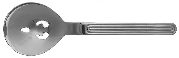 Ellipse (Stainless) Pierced Solid Serving Spoon
