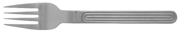 Ellipse (Stainless) Solid Serving Fork by Retroneu