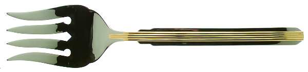 Empire State-Gold (Stainless) Solid Serving Fork