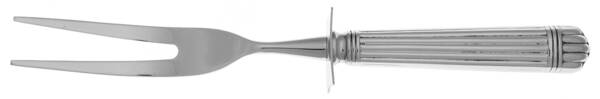 Esprit (Stainless, Glossy, 5 Ribs) Carving Fork Small with Stainless Prongs HC
